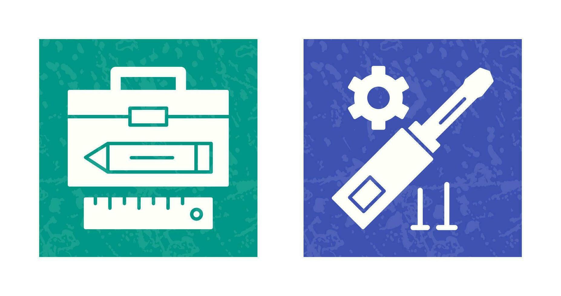Geometry and Gear Icon vector