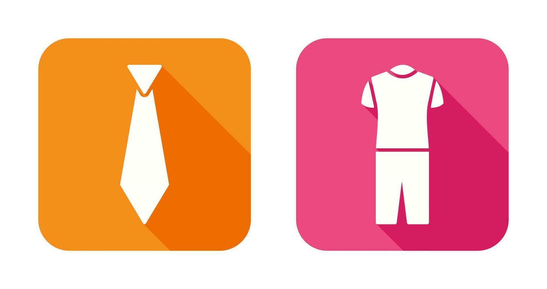 Tie and Pyjamas Icon vector