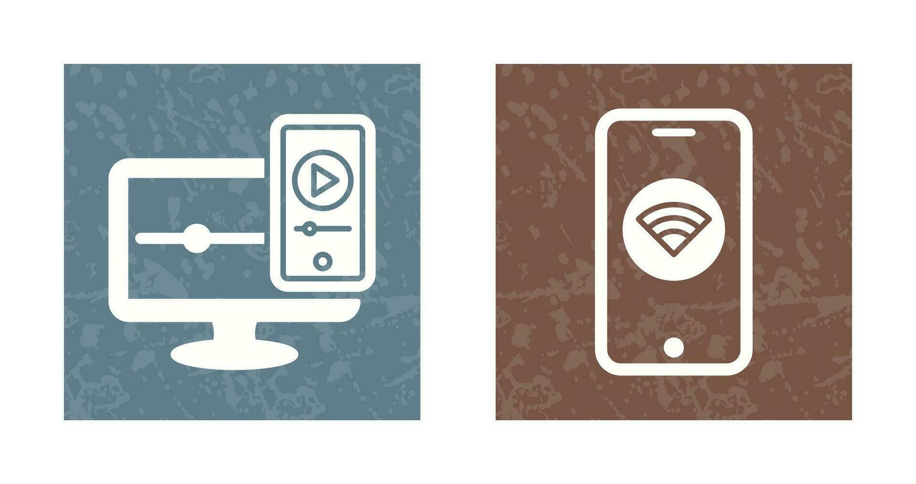 WIFI and Responsive Icon vector