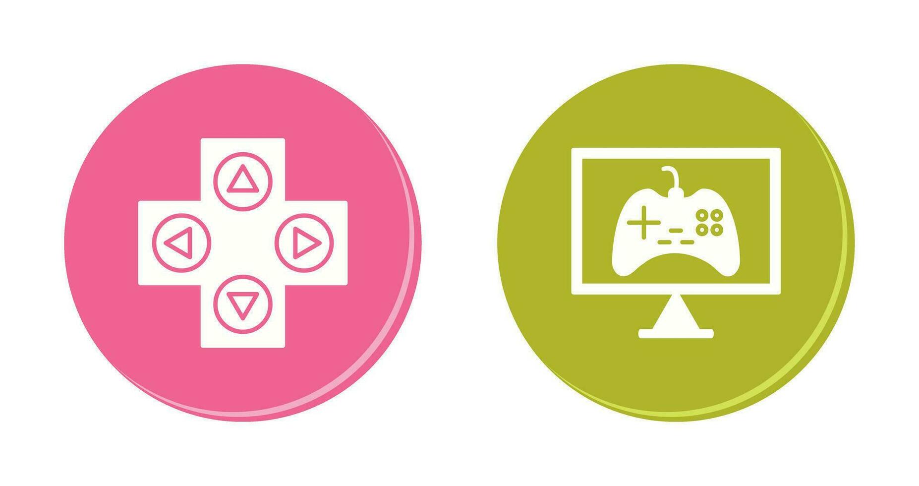 Gaming Control and Online Games Icon vector