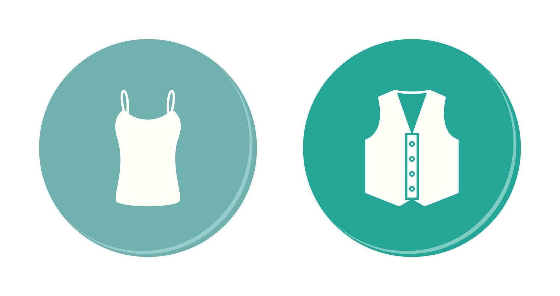 Ladies Vest and safety Icon vector