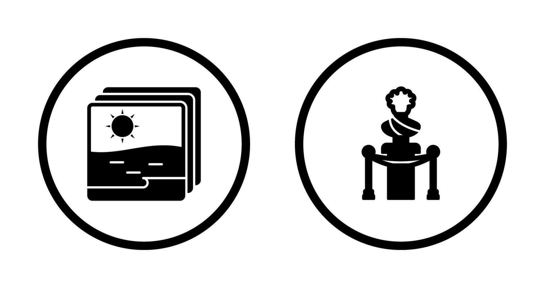 Photo and Exibition Icon vector