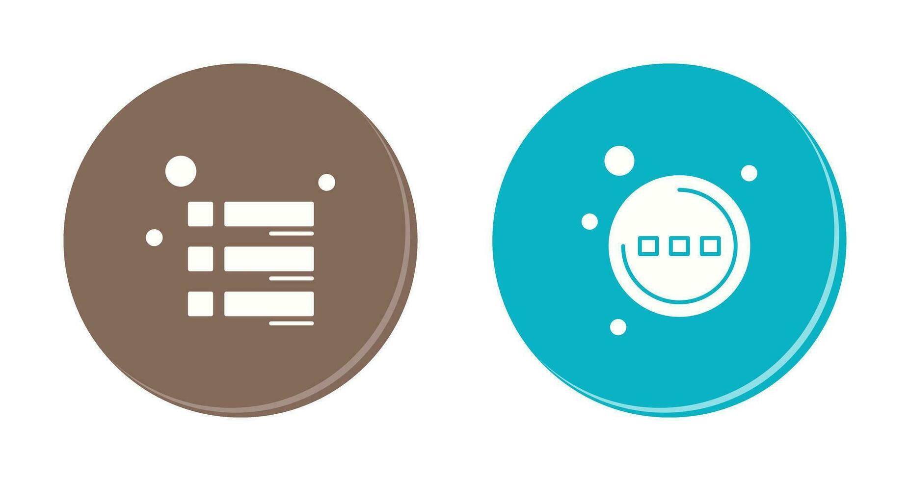 Menu and More Icon vector