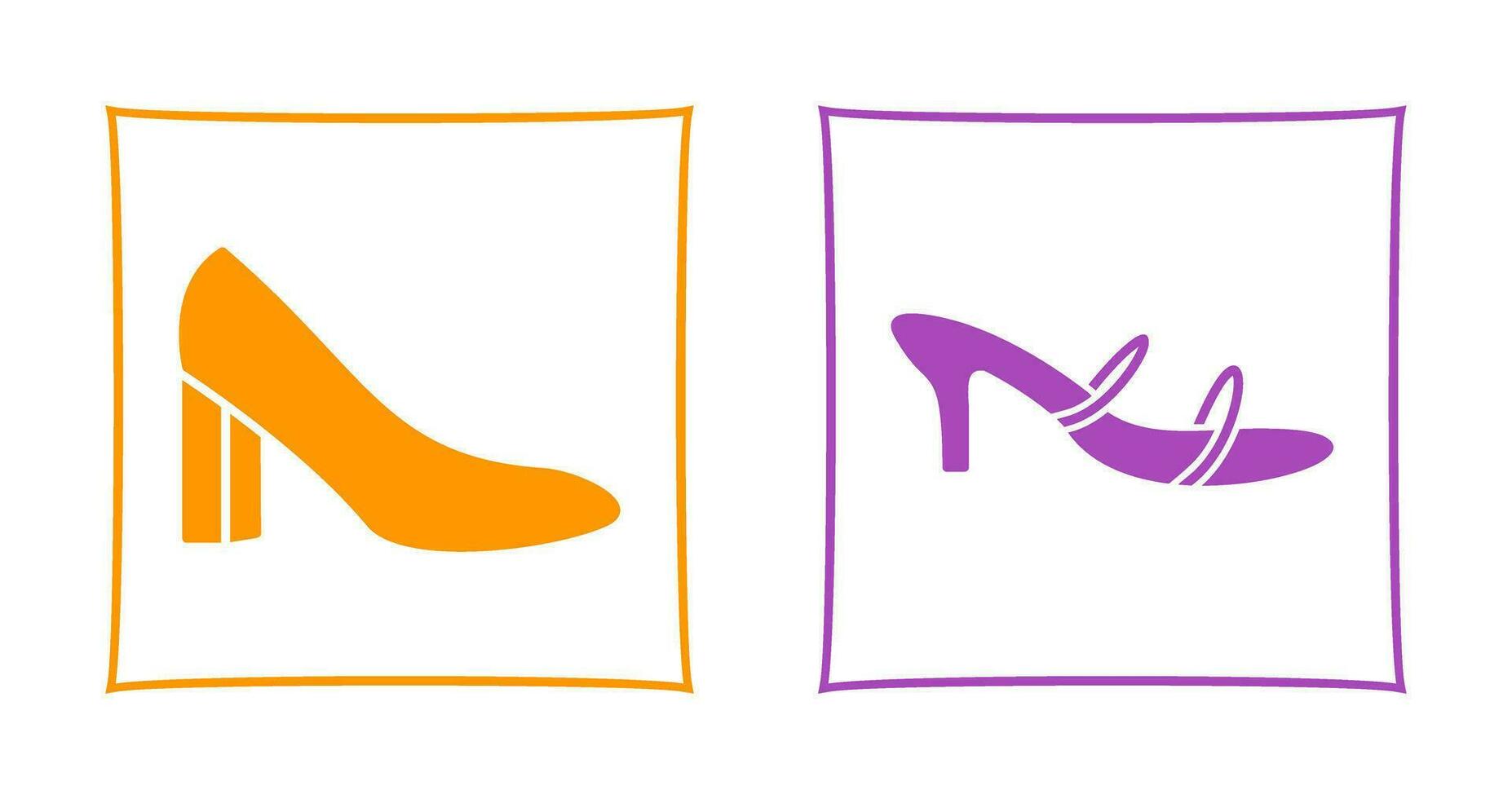 Heels and Stylish Icon vector