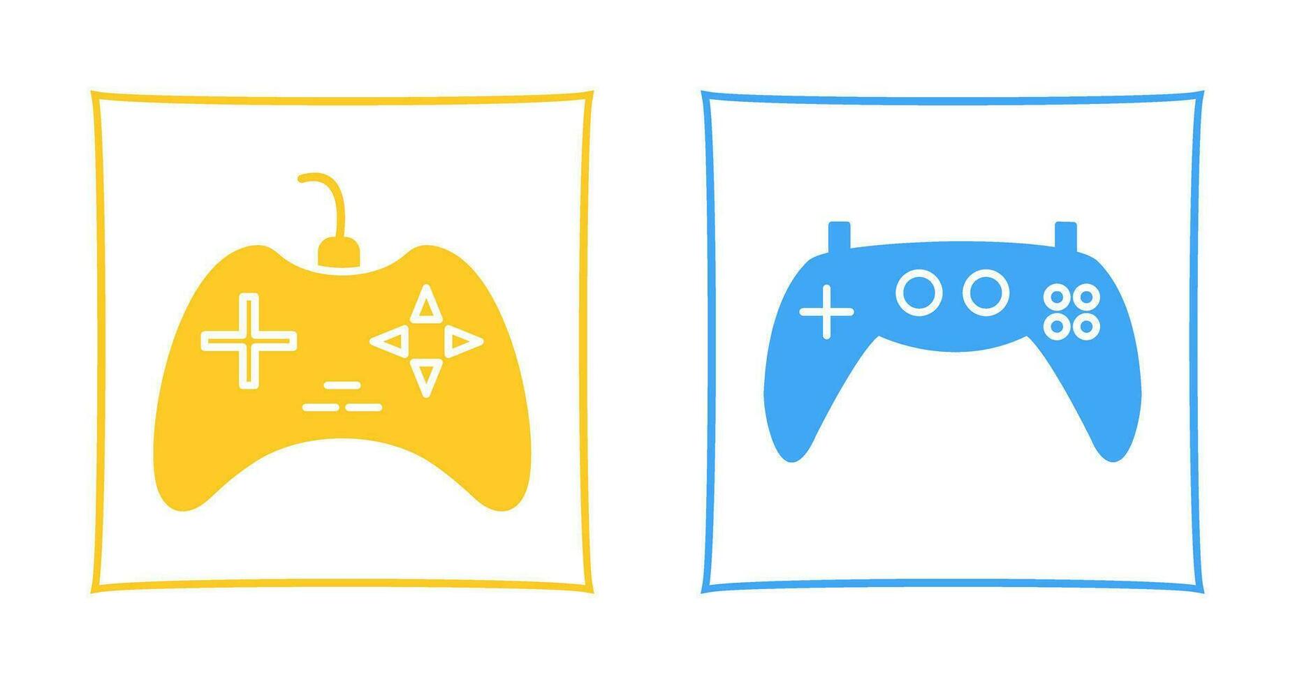 Gaming Console and Gaming Console Icon vector