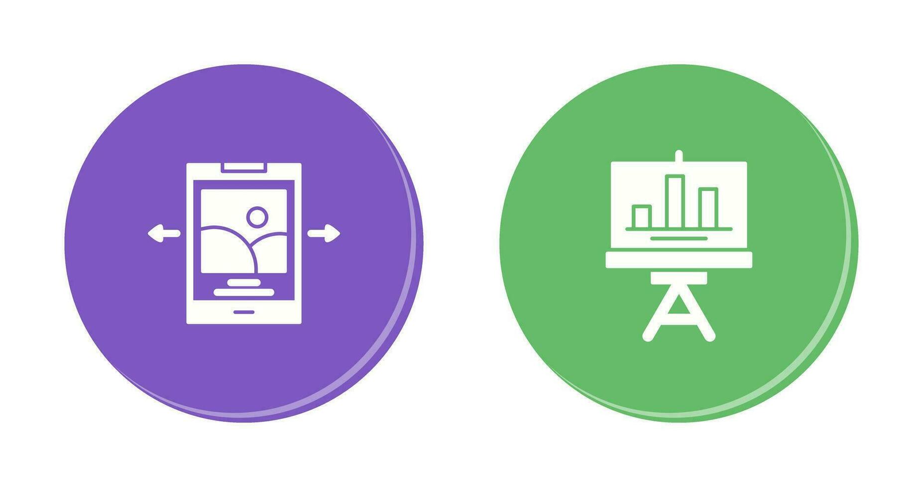 Swipe and Finance Icon vector