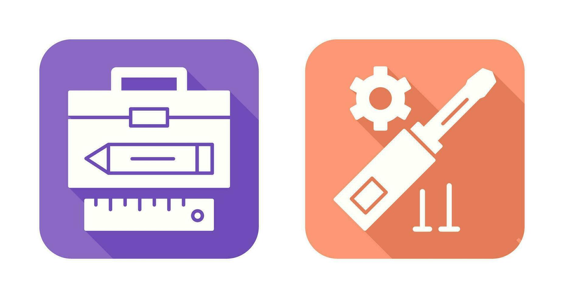 Geometry and Gear Icon vector