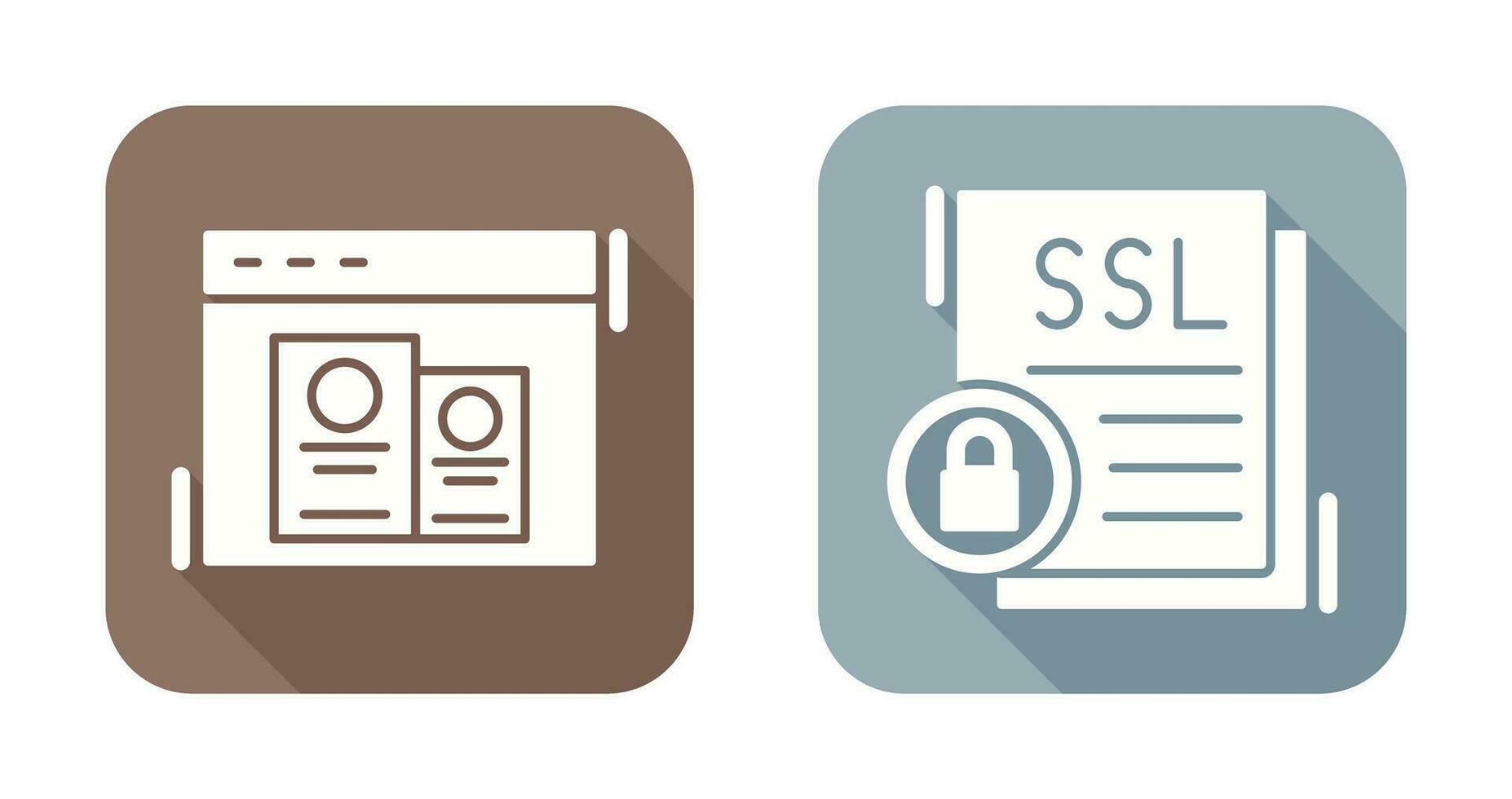 User and Protection Icon vector