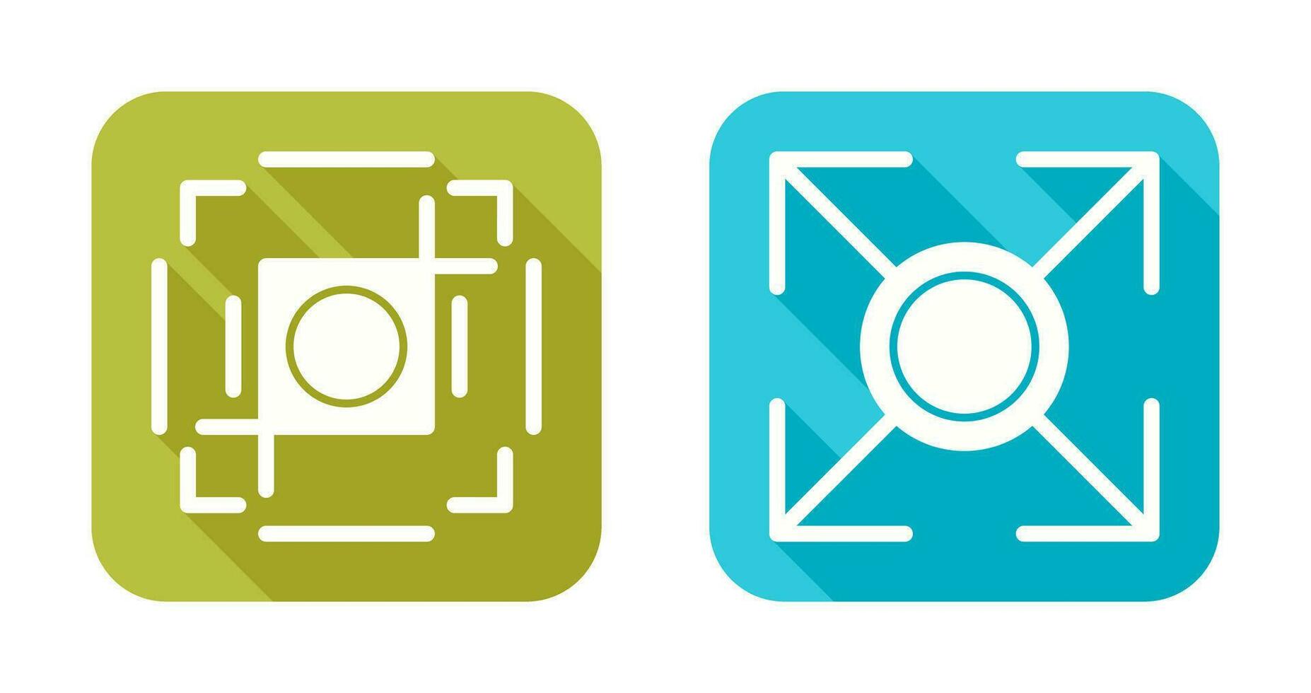 crop and expand Icon vector