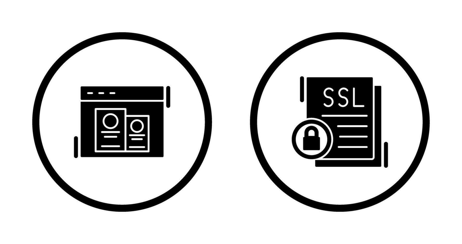 User and Protection Icon vector