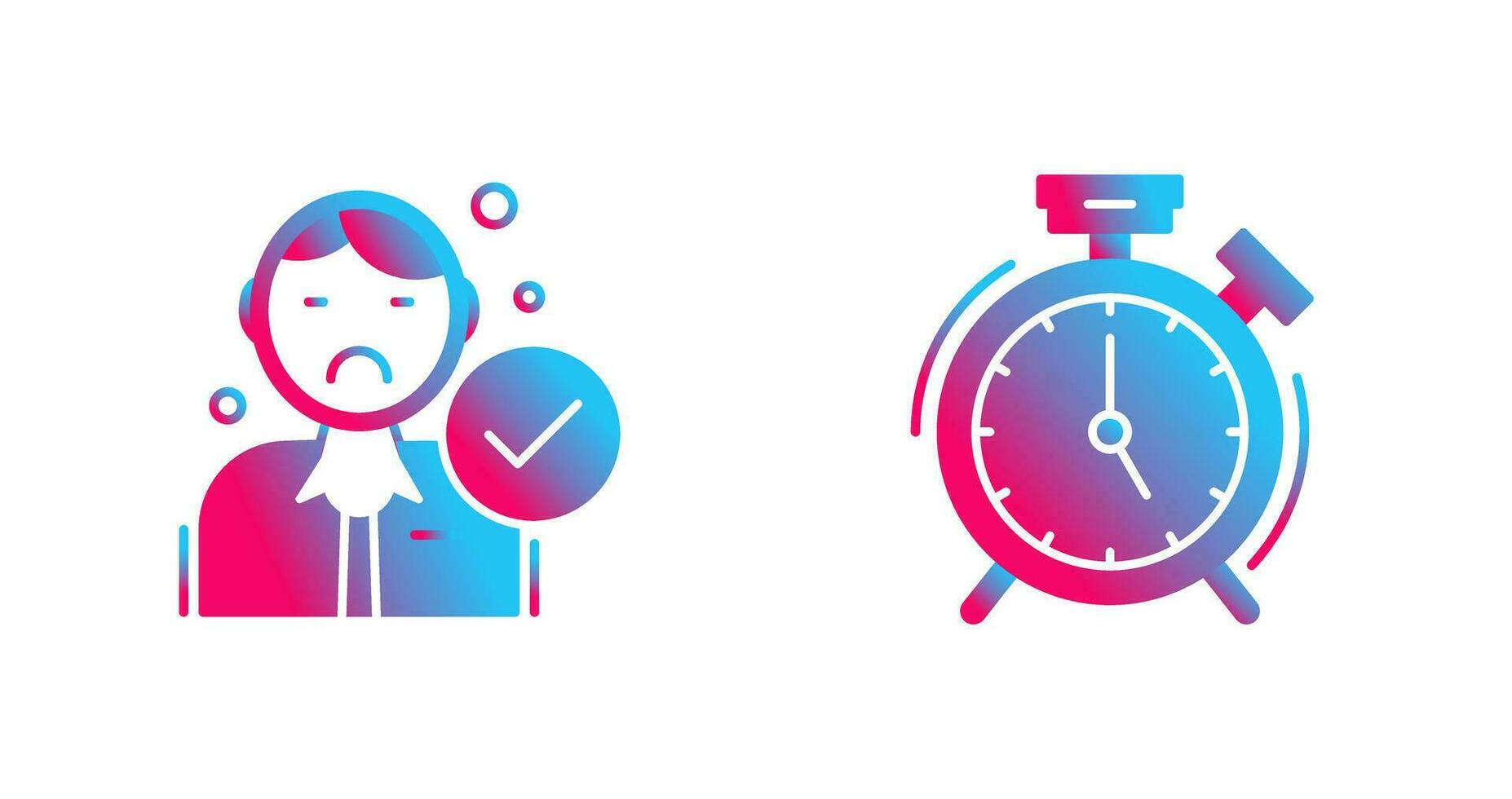 Rejected and Alarm Clock Icon 32644978 Vector Art at Vecteezy