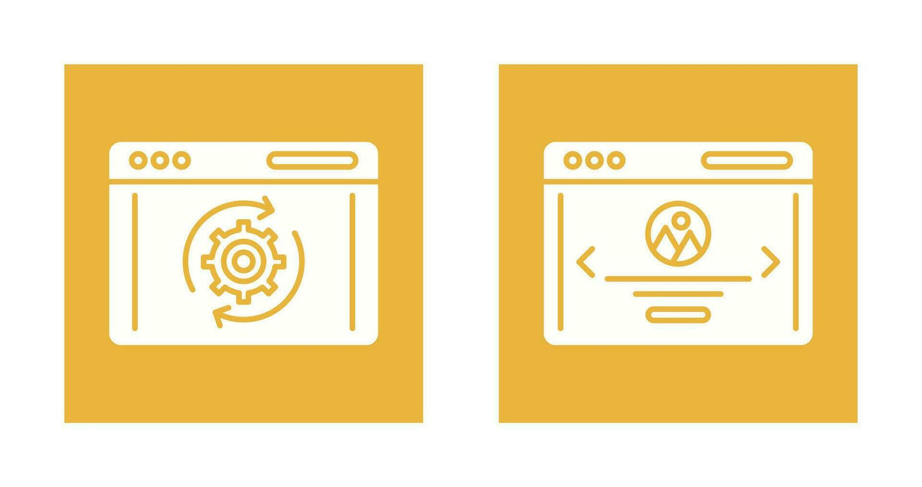 Recovery and Web Page Icon vector