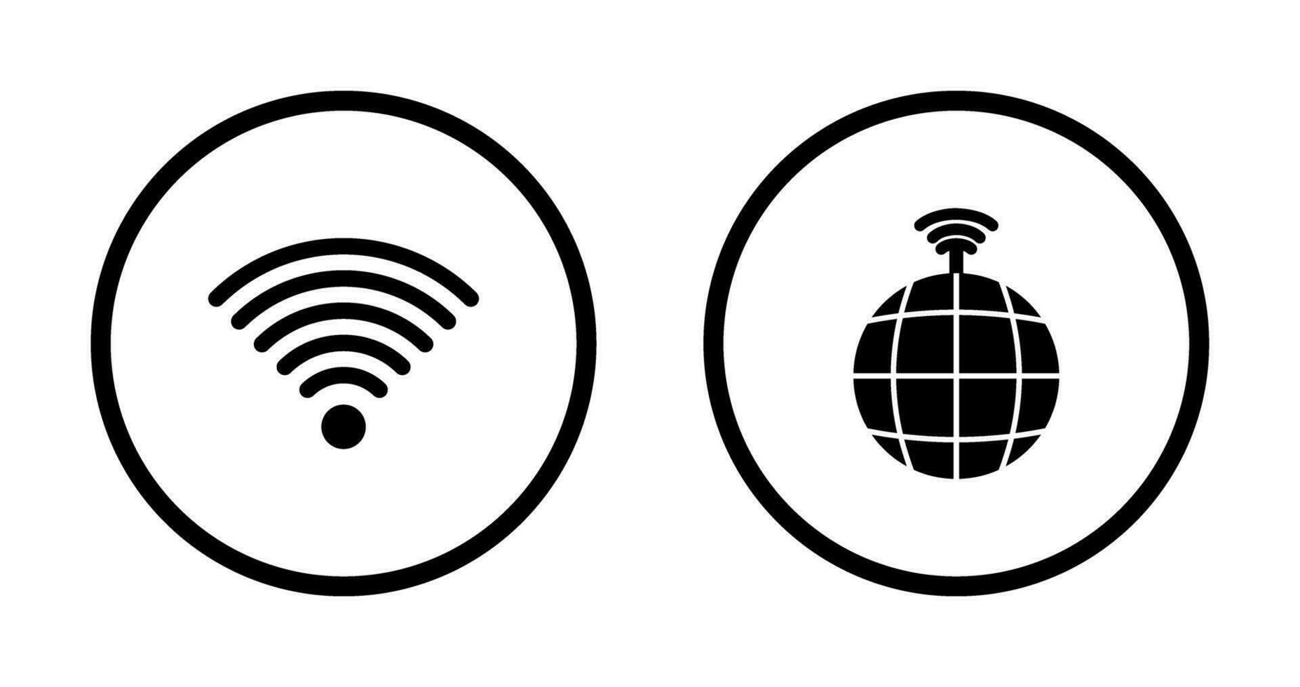 Signal on User and global Signals Icon vector