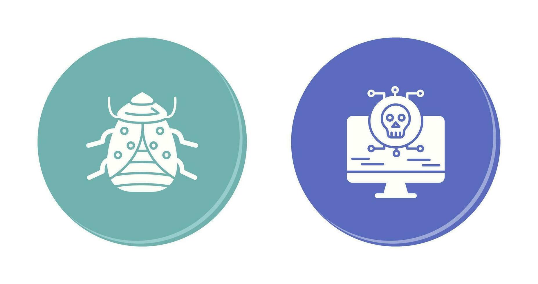 Bug and Virus Icon vector