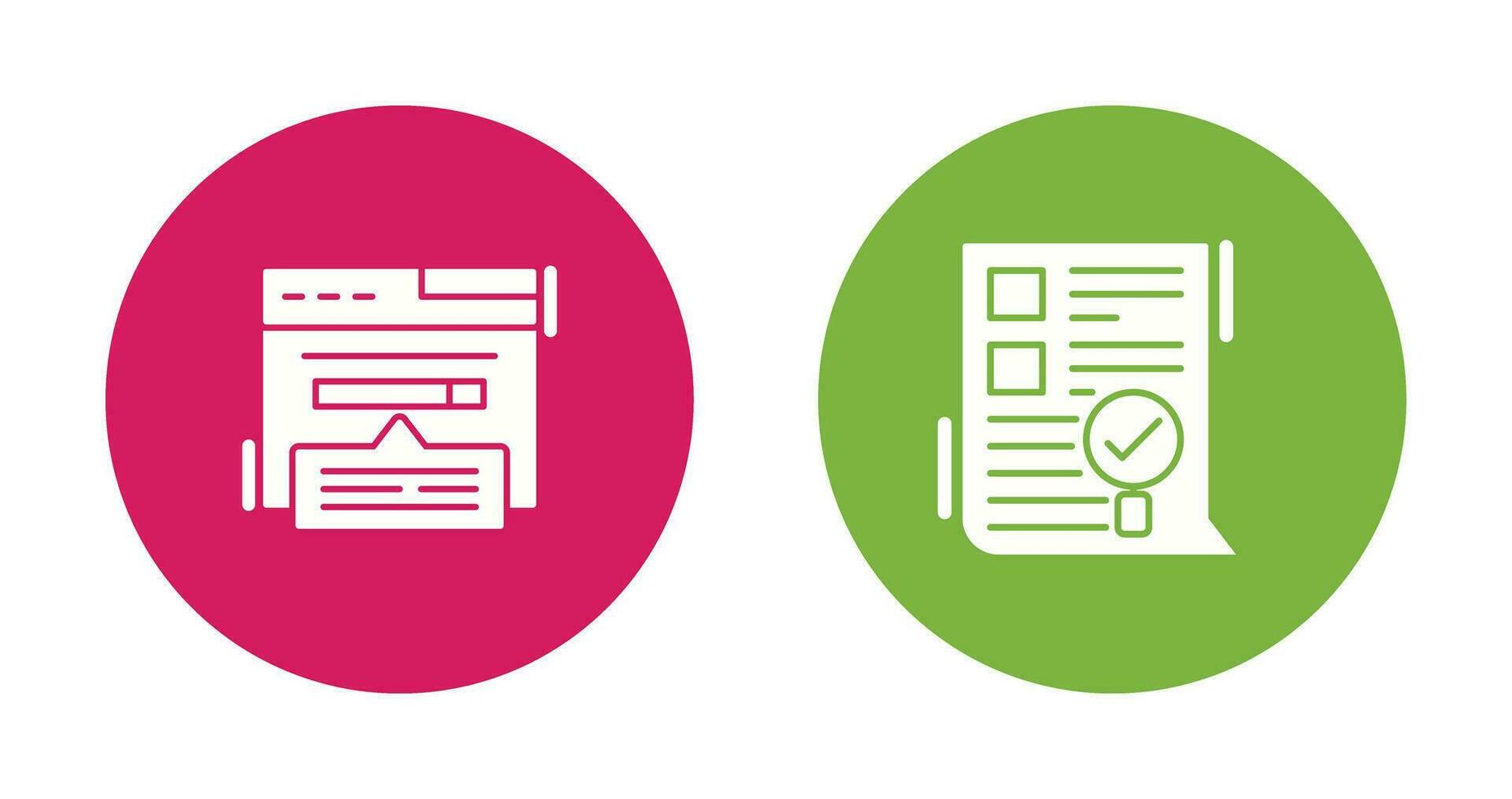 Keyword Search and SEO Audit Icon vector