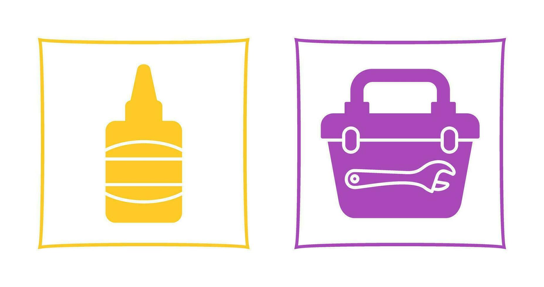 Glue and construction Icon vector