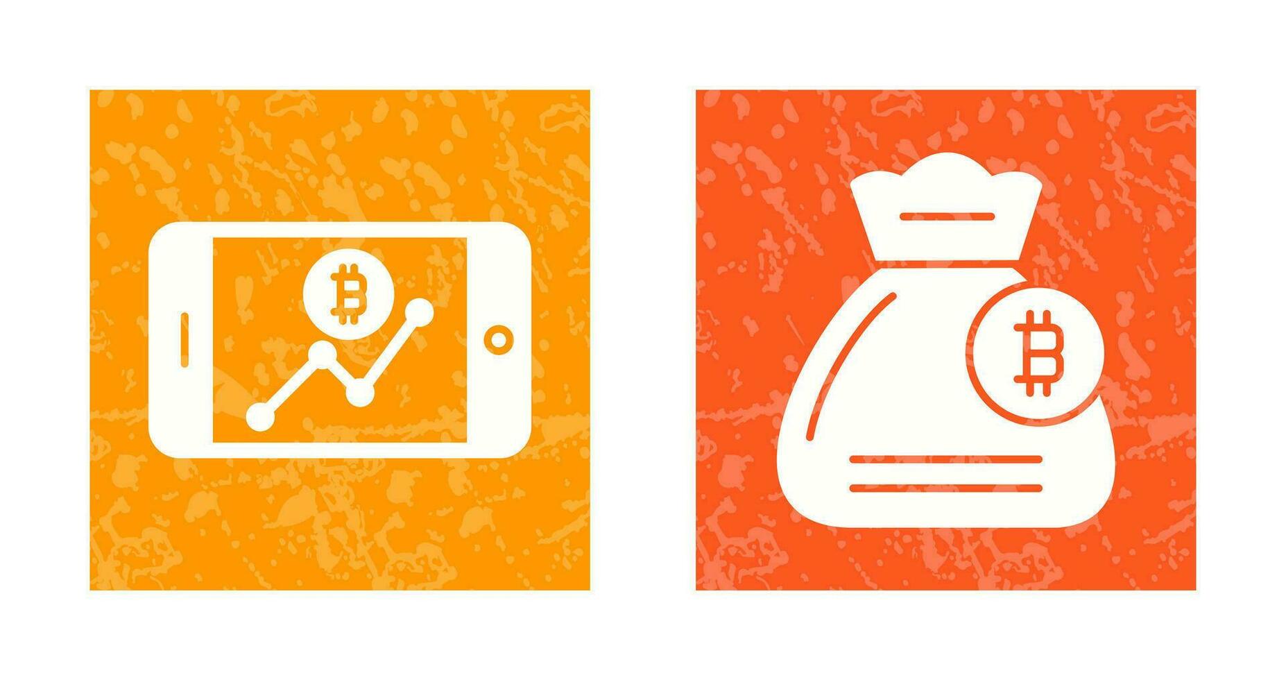 línea gráfico y dinero bolso icono vector