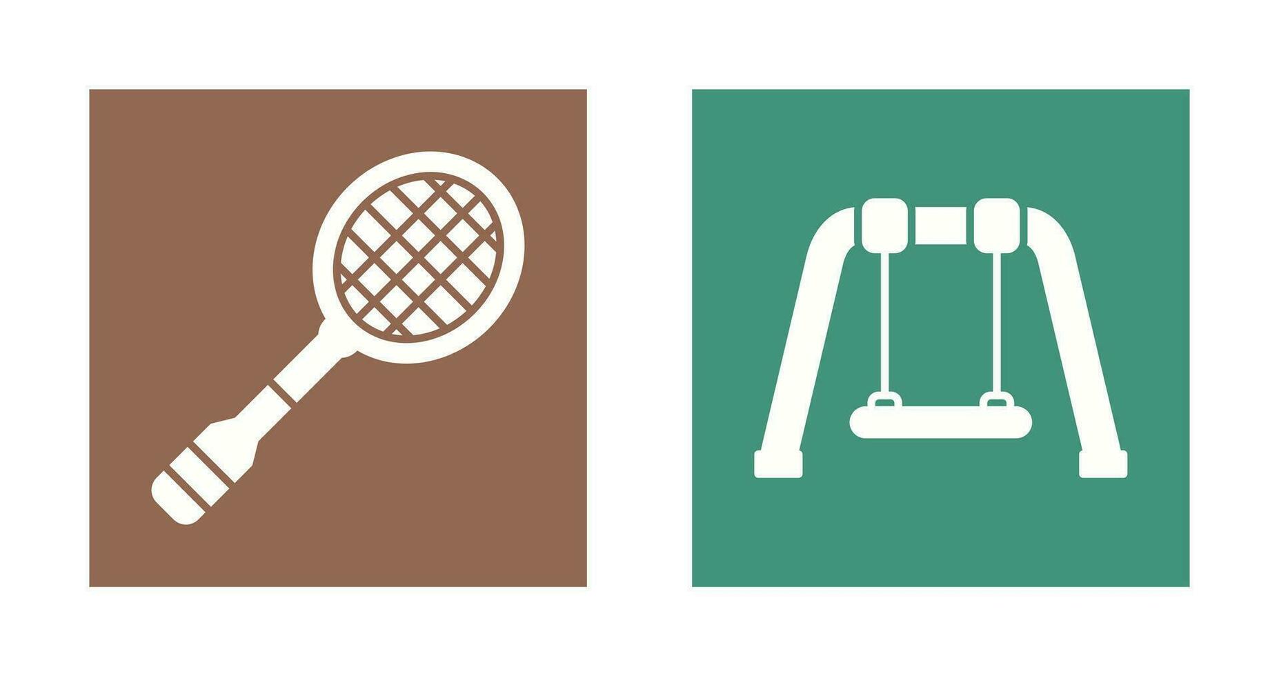 Racket and Swing Icon vector