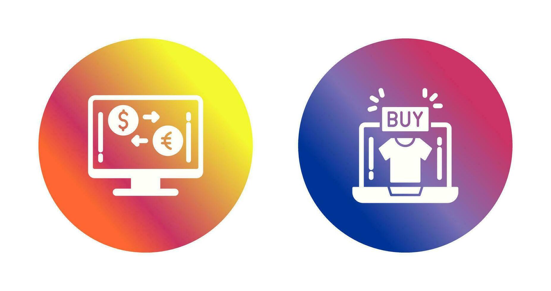 Currency Exchange and Buy Icon vector