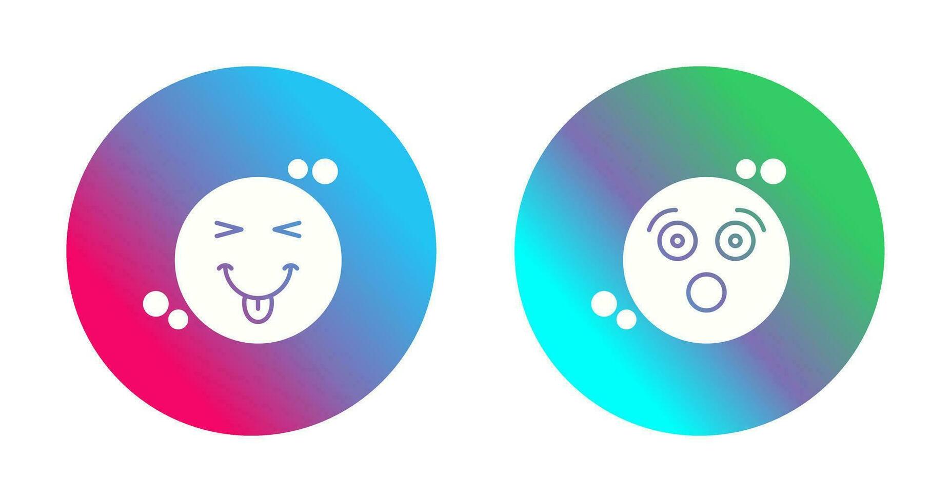 Naughty and Surprised Icon vector