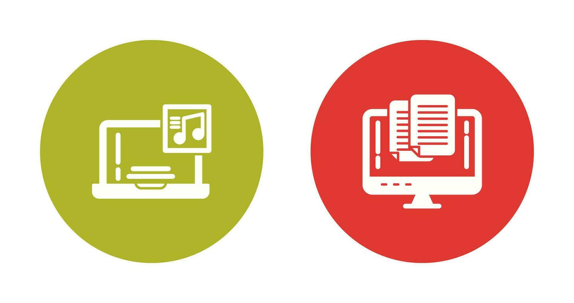 Music and Paste Icon vector
