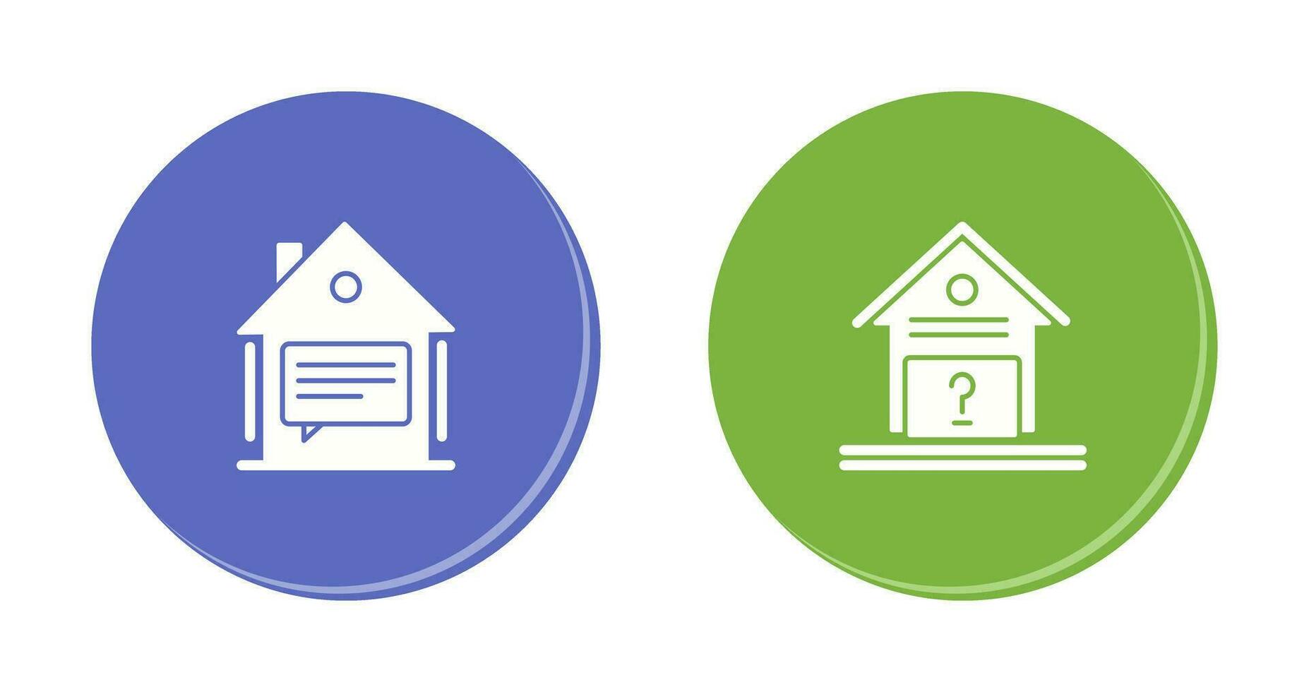 Message and Unknown Icon vector
