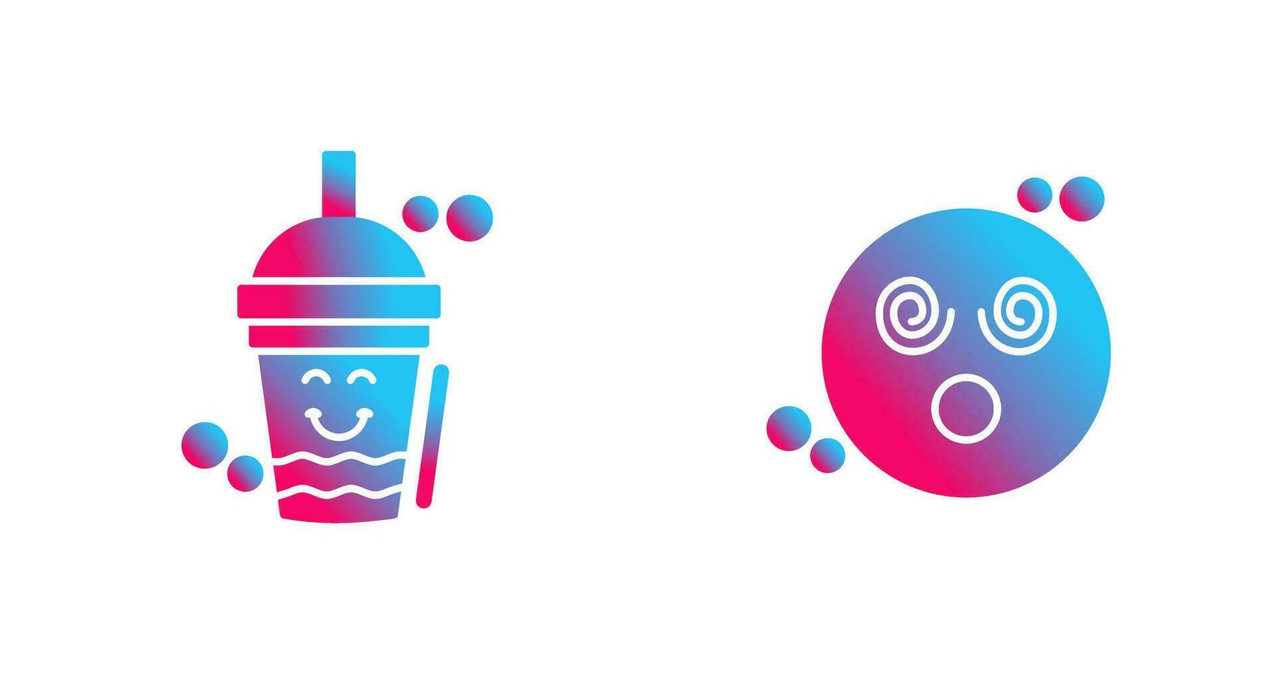 Drink and Dizzy Icon vector