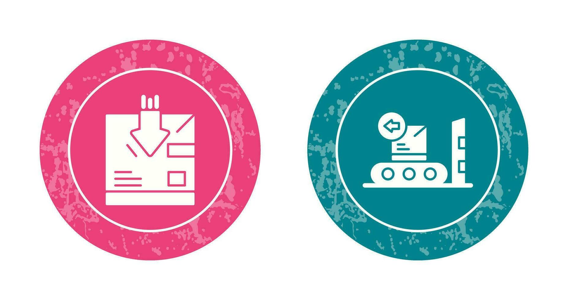 return and delivery Icon vector