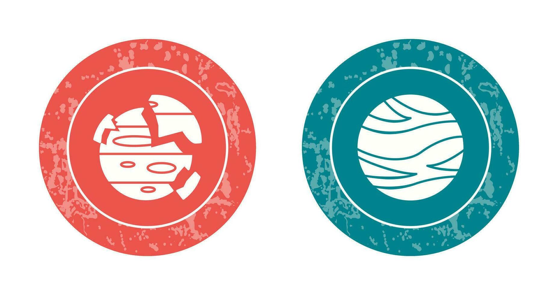 venus and destroyed Icon vector