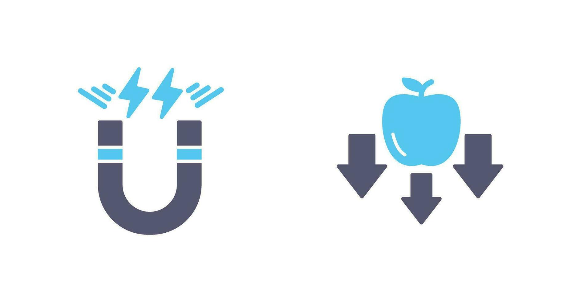 Energy and Gravity Icon vector