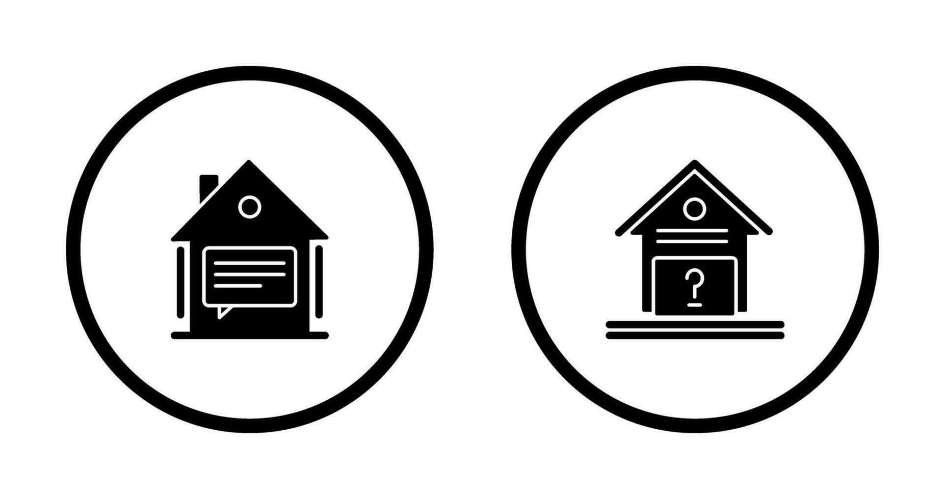 Message and Unknown Icon vector