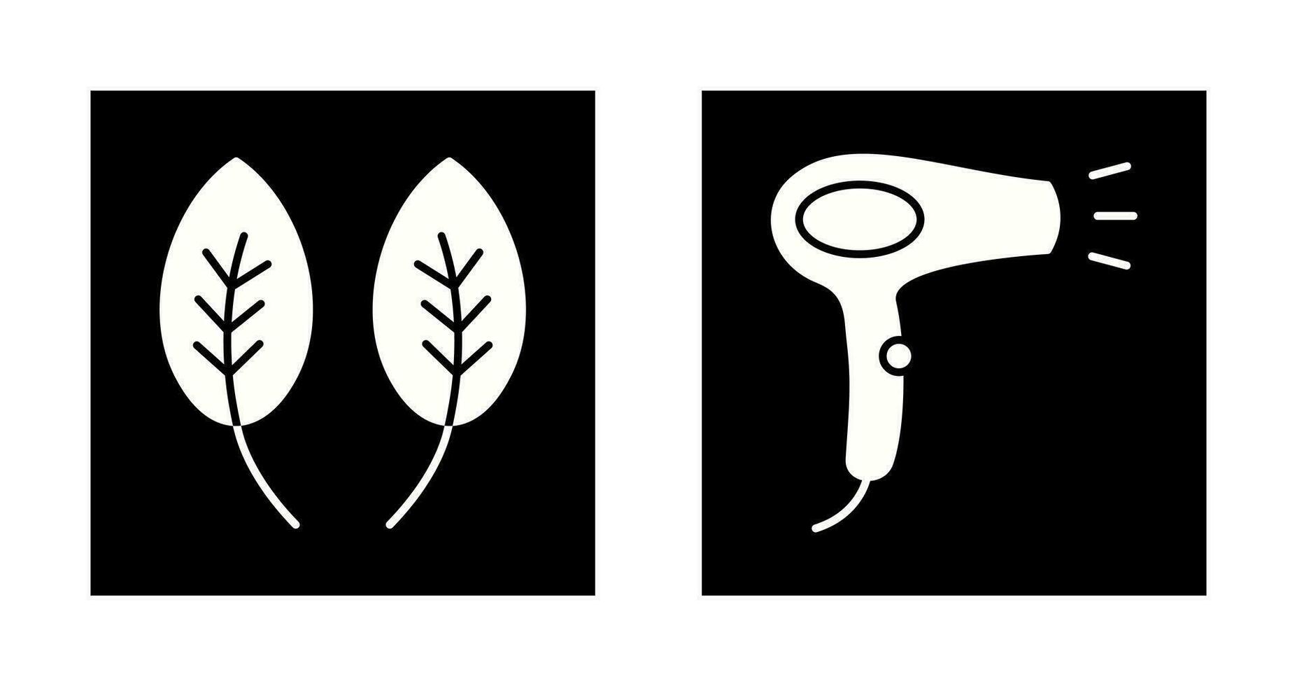 Herb and Hair removal Icon vector