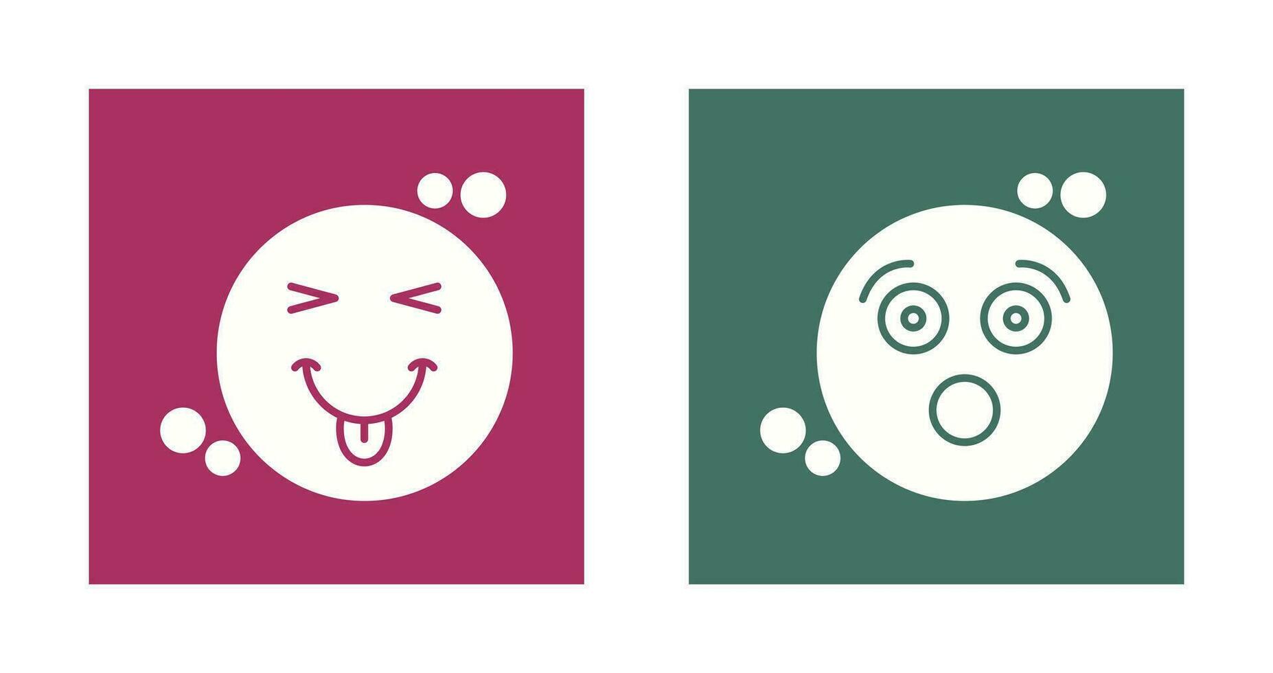 Naughty and Surprised Icon vector