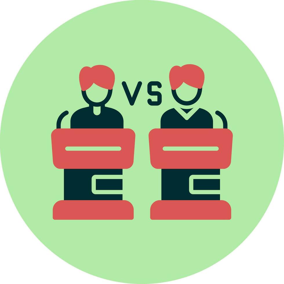 Debate Vector Icon