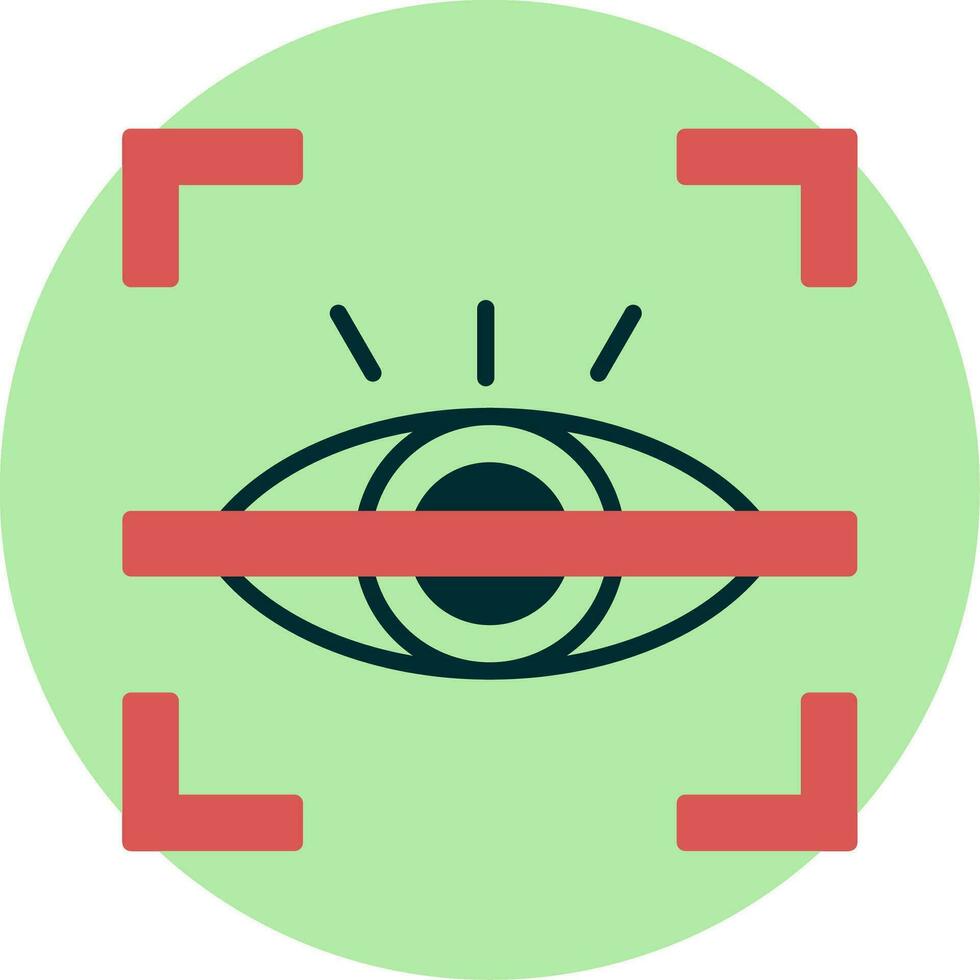 icono de vector de ojo