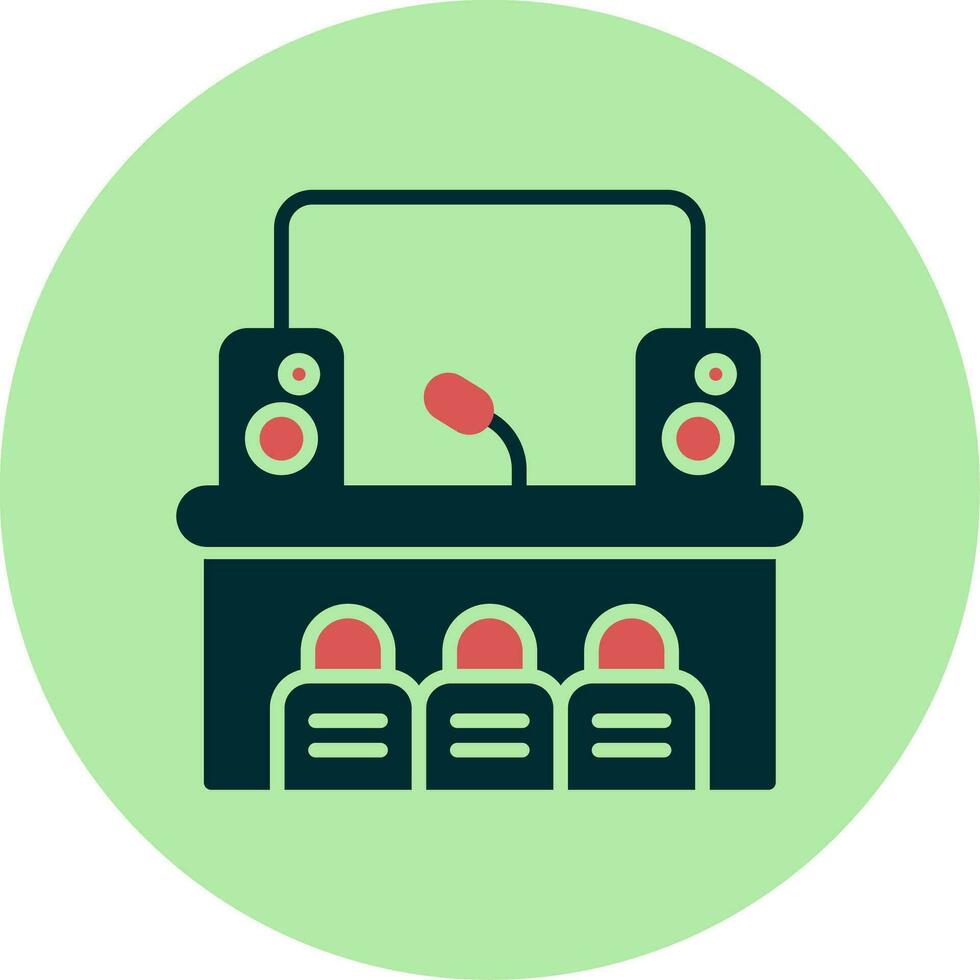 Stage Vector Icon