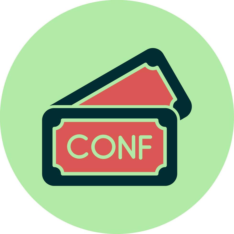 Ticket Vector Icon
