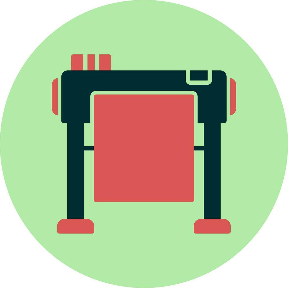 Plotter Vector Icon