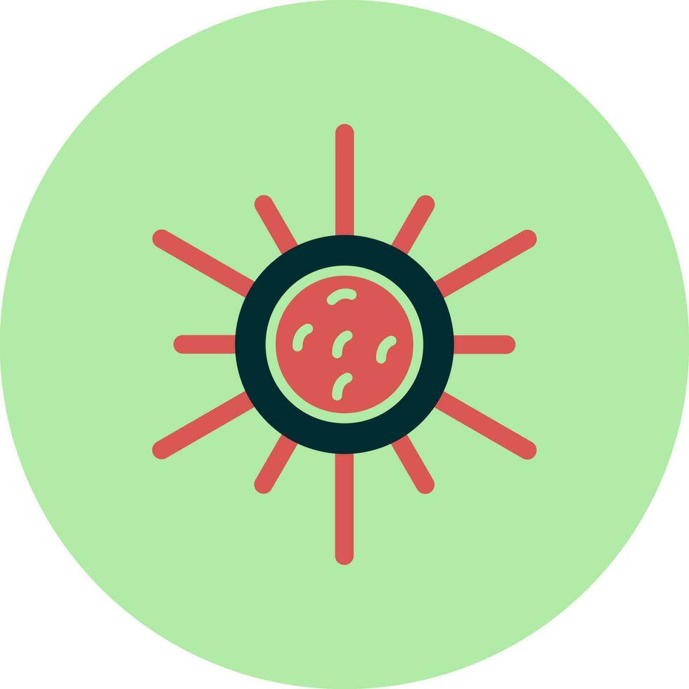 golenkinia radiata Vector Icon