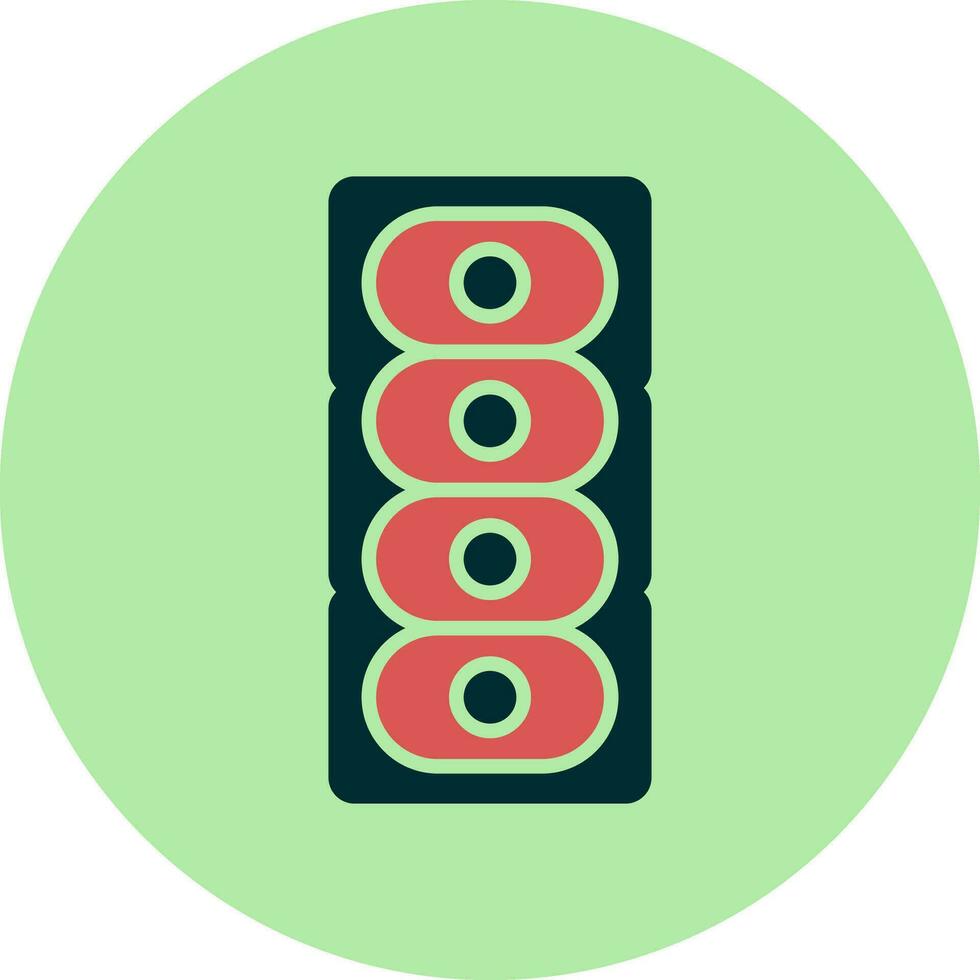 Colonial Diatom Vector Icon