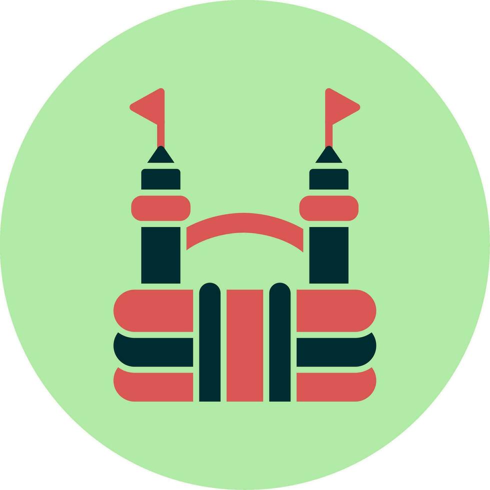 Bouncy Castle Vector Icon