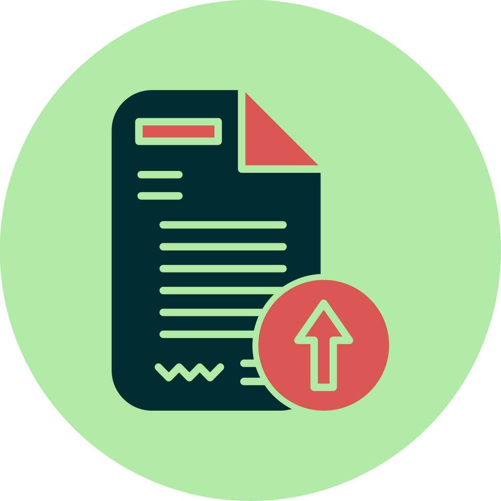 Upload File Vector Icon