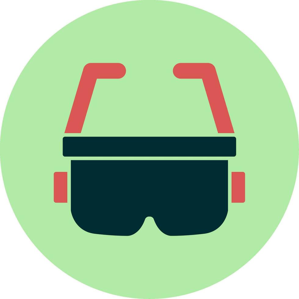 icono de vector de gafas ar