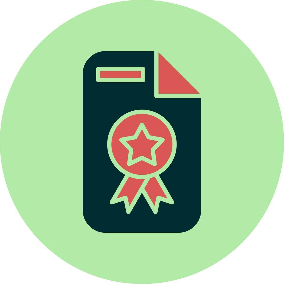 Certificate Vector Icon