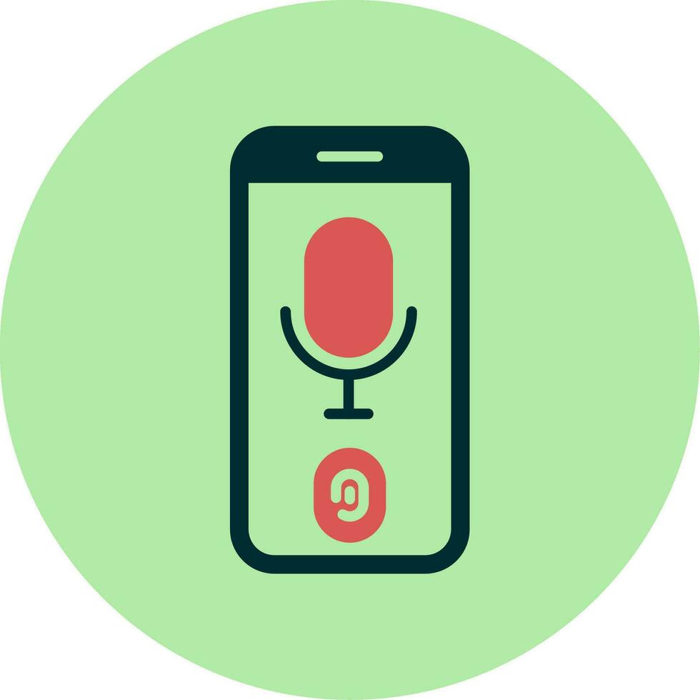 Voice Recognition Vector Icon