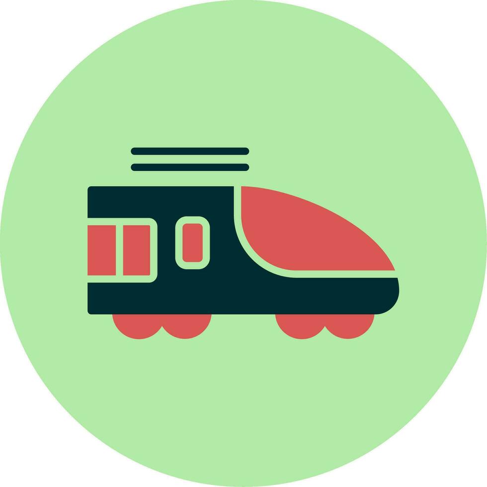 High Speed Train Vector Icon