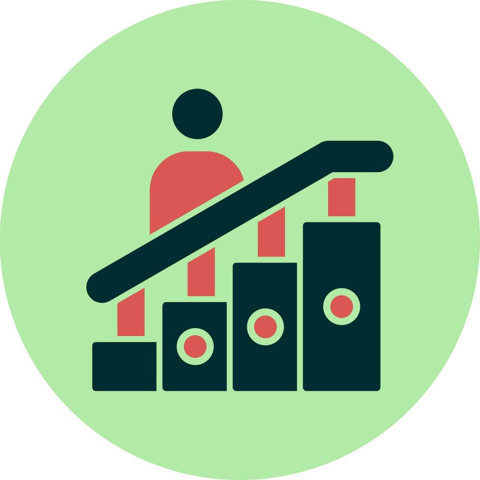 Escalator Vector Icon