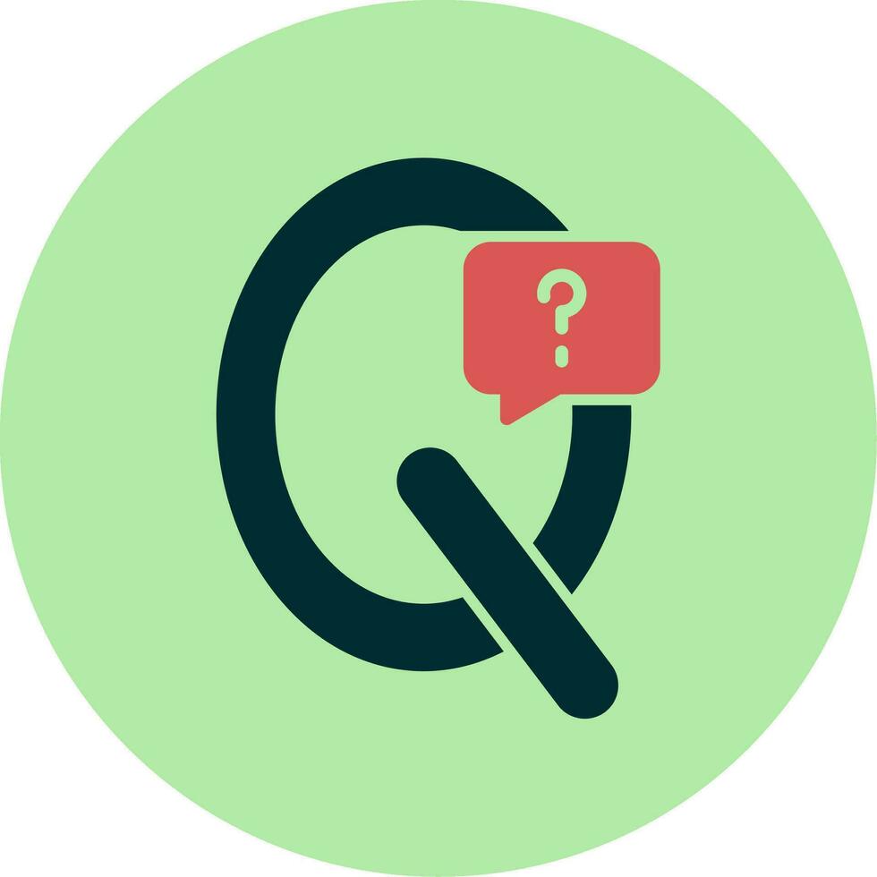Capital Q Vector Icon
