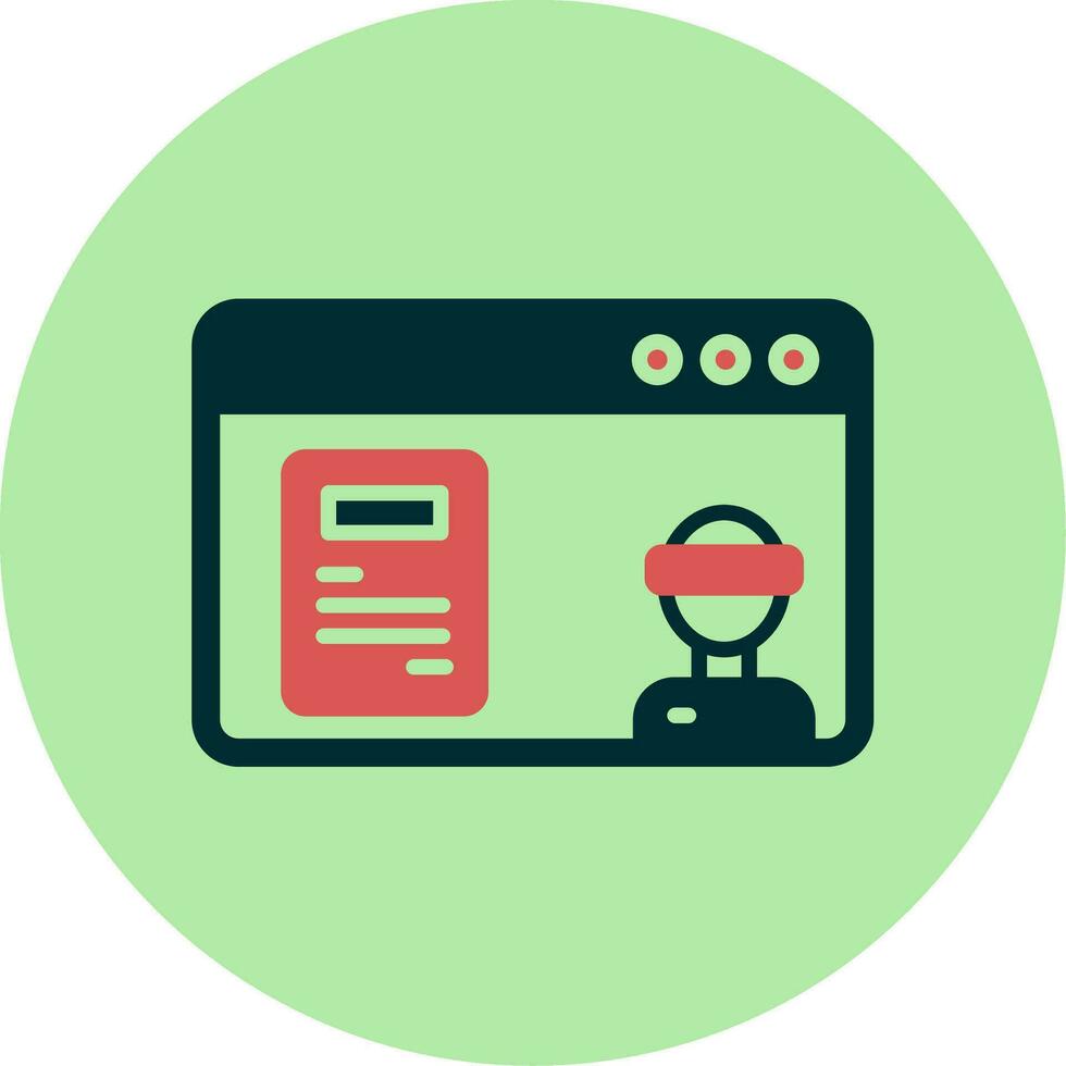 Chat Bot Vector Icon
