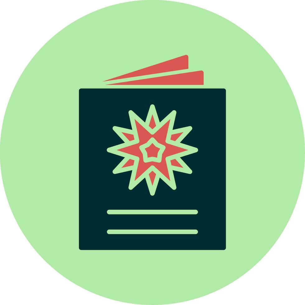 Greeting Card Vector Icon